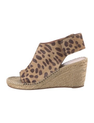 Celine Sandals Ponyhair Animal Print Espadrilles IT 41 | 11