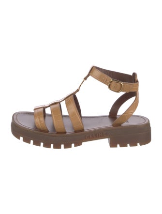 Celine Leather Gladiator Sandals