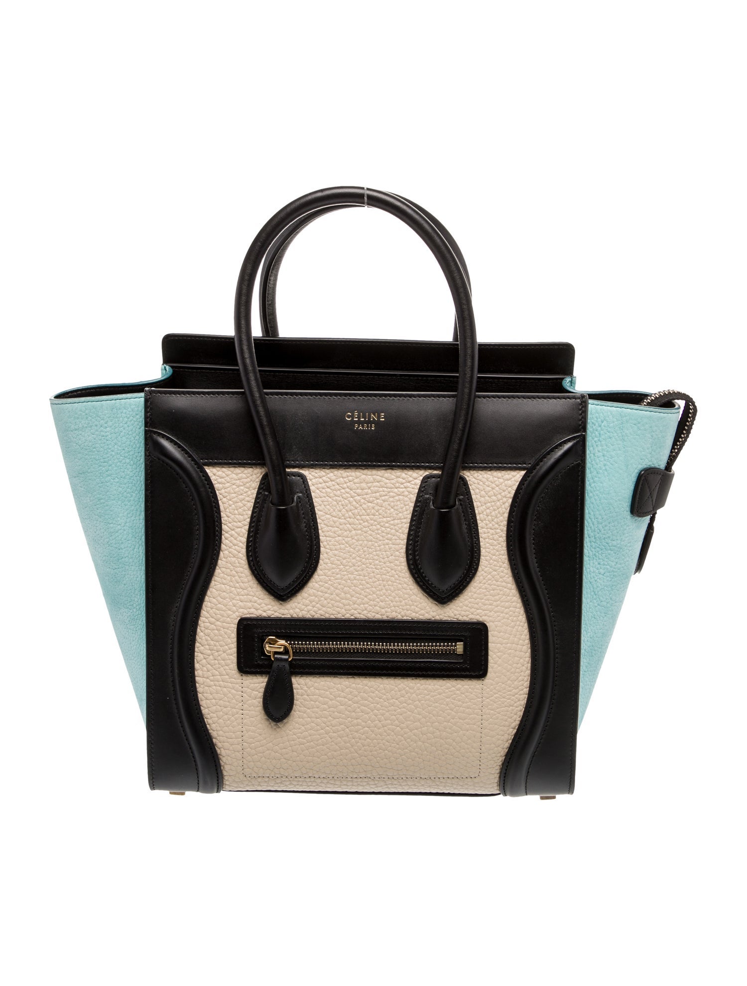 Celine Leather Luggage Micro