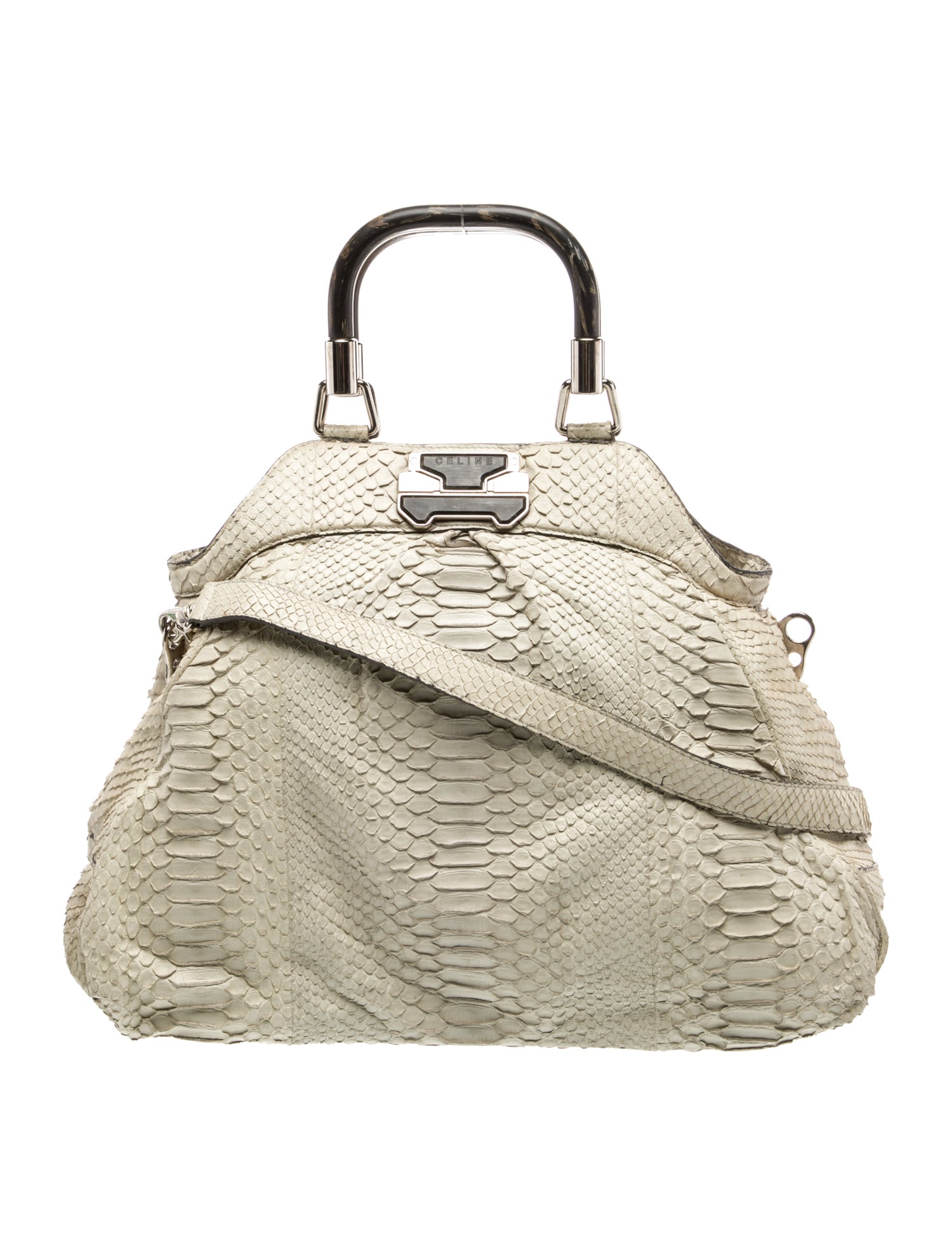 Celine Python Top Handle Bag