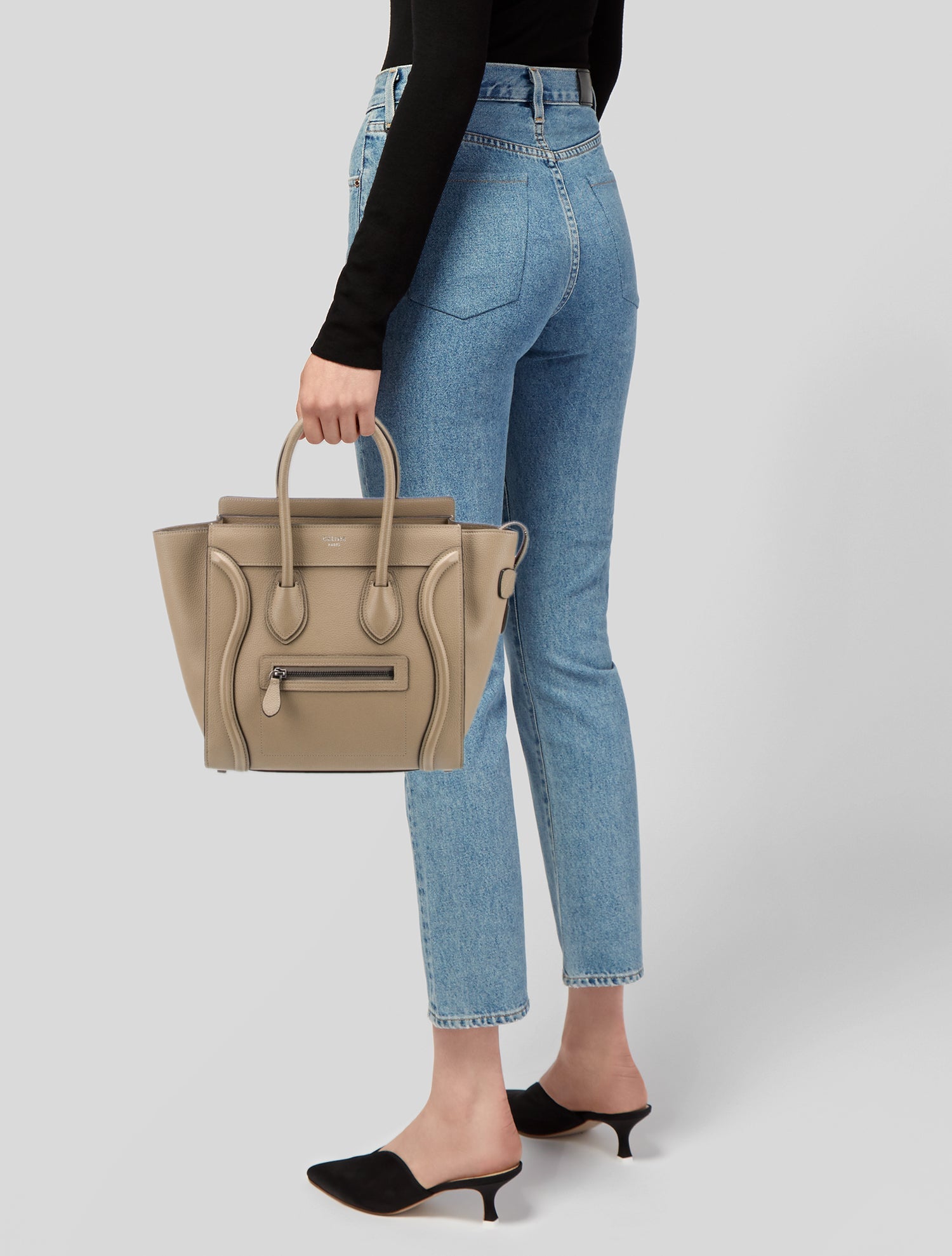 Celine Leather Luggage Mini
