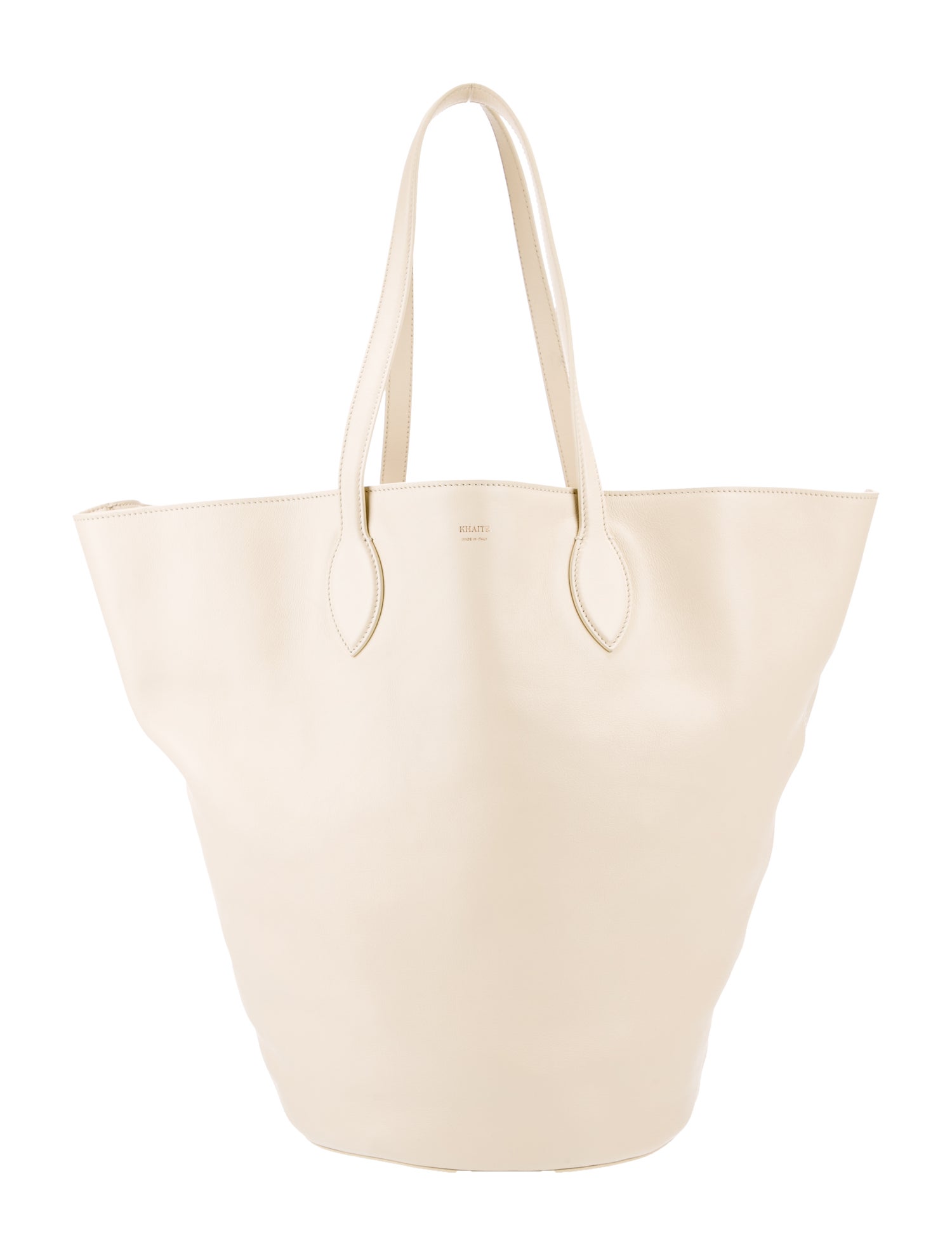 【PRADA】 White Leather Handbag $_3.JPG