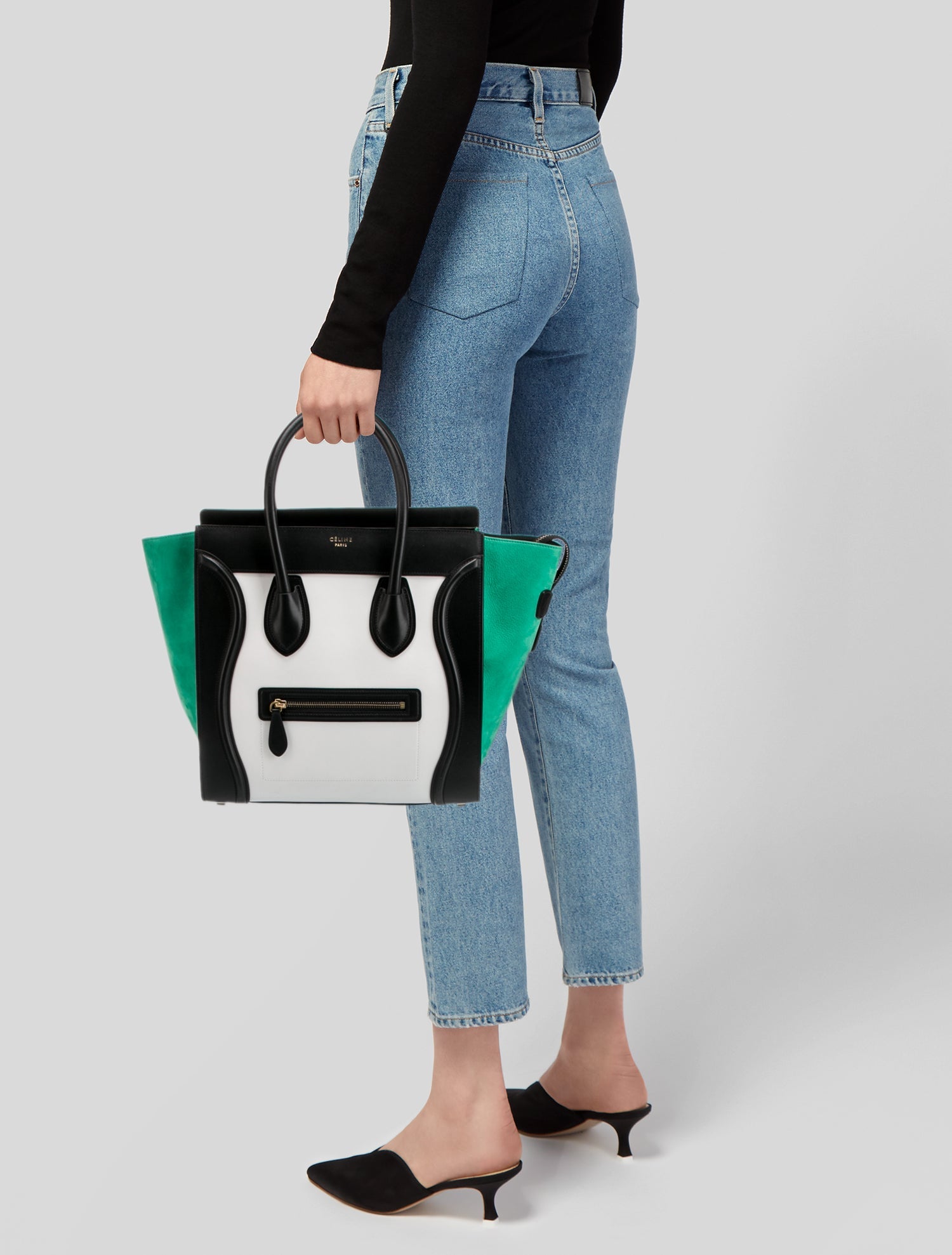 Celine Leather Luggage Mini