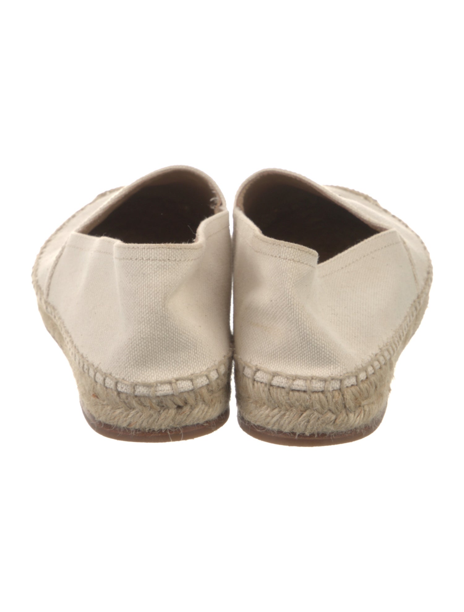 Celine Canvas Embroidered Accent Espadrilles