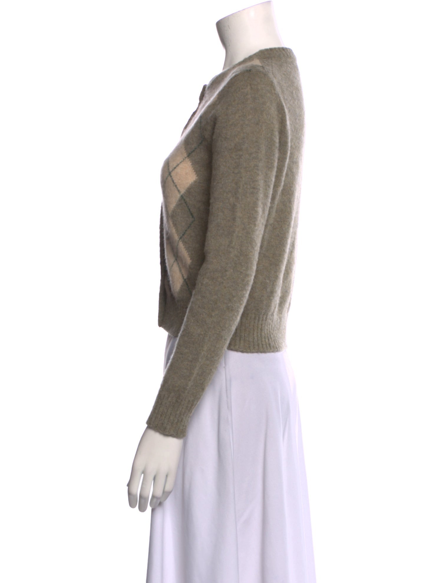 Celine Printed Crew Neck Sweater