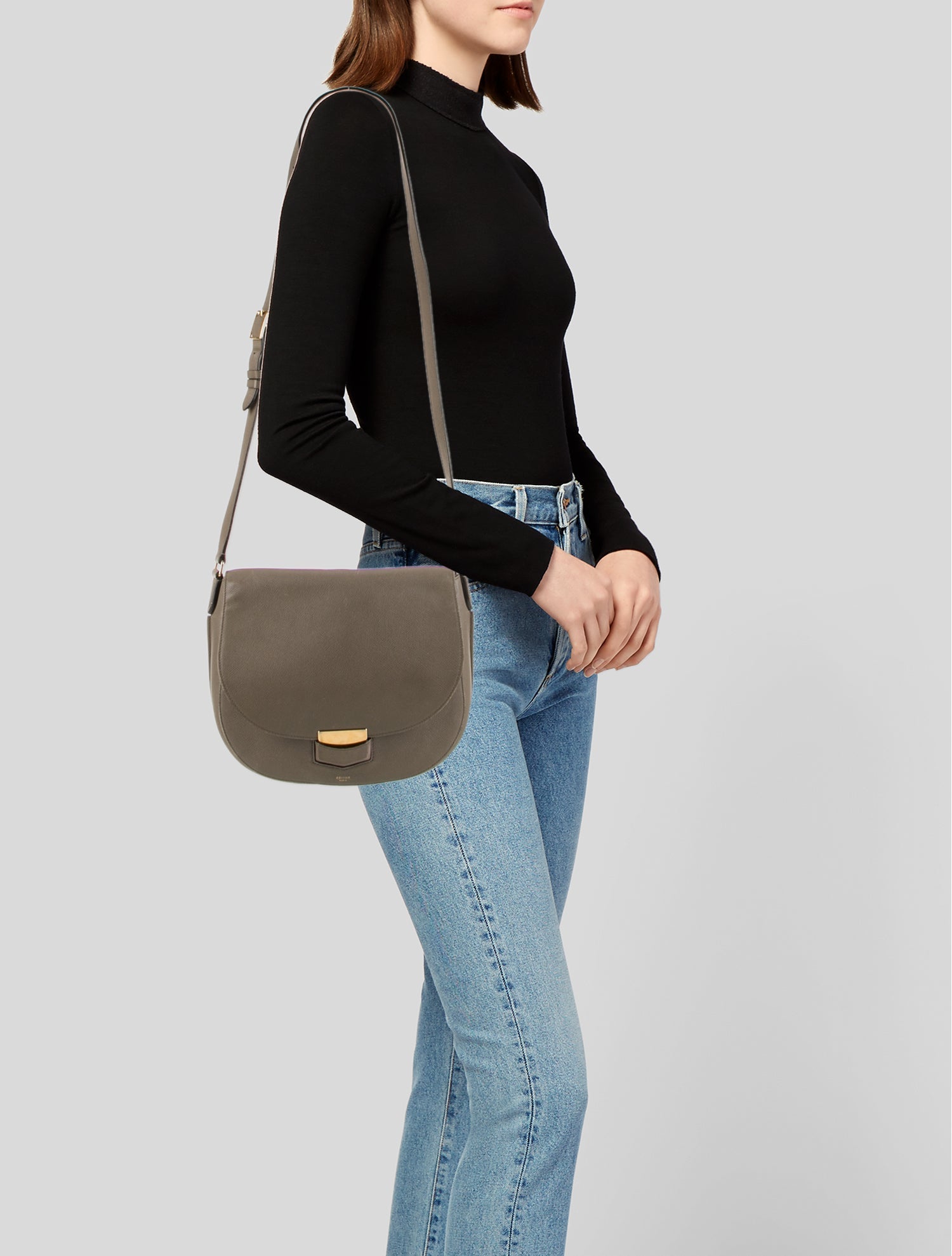 Celine Leather Crossbody Bag Medium