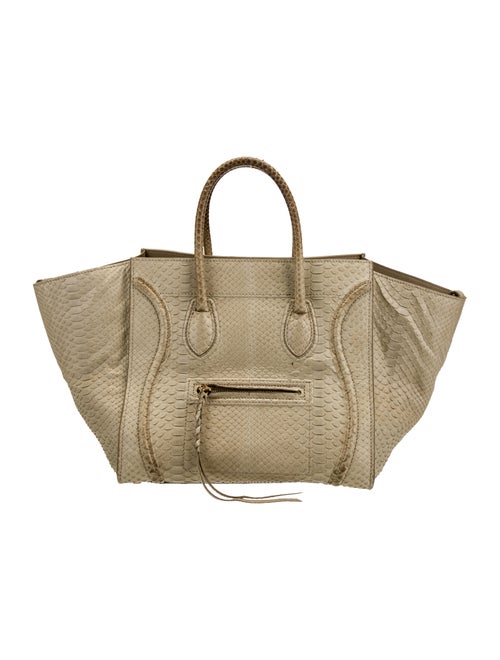 Celine Python Luggage Phantom Medium