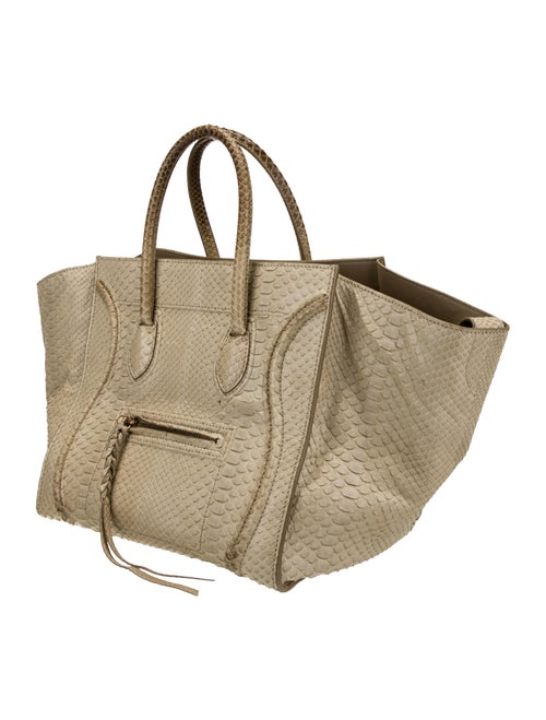 Celine Python Luggage Phantom Medium