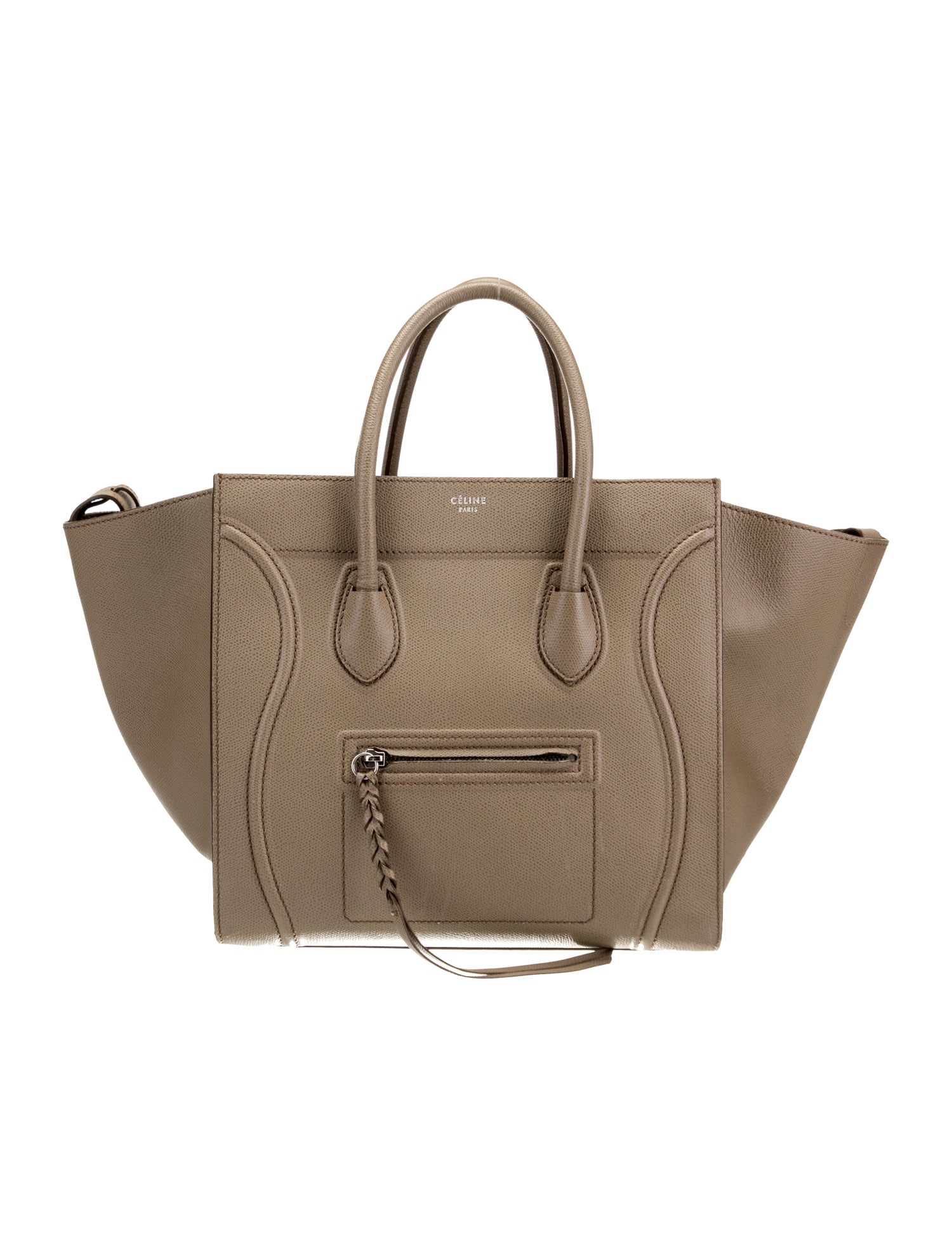 Celine Leather Luggage Phantom Medium
