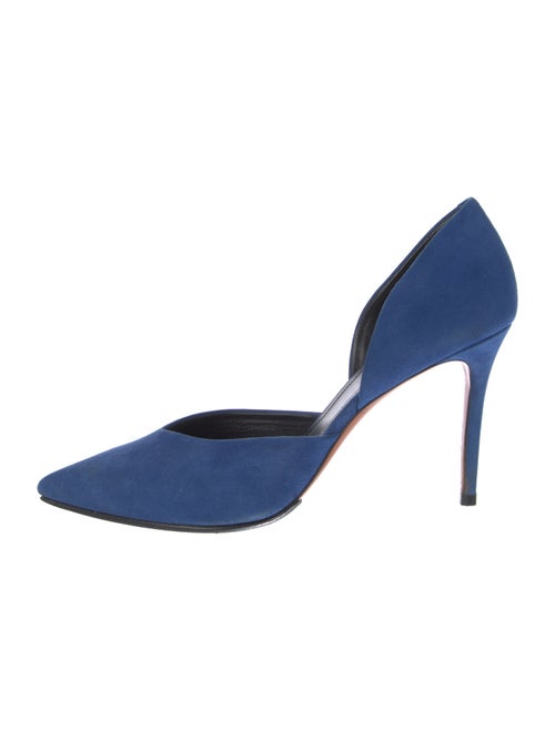 Celine Suede D'Orsay Pumps