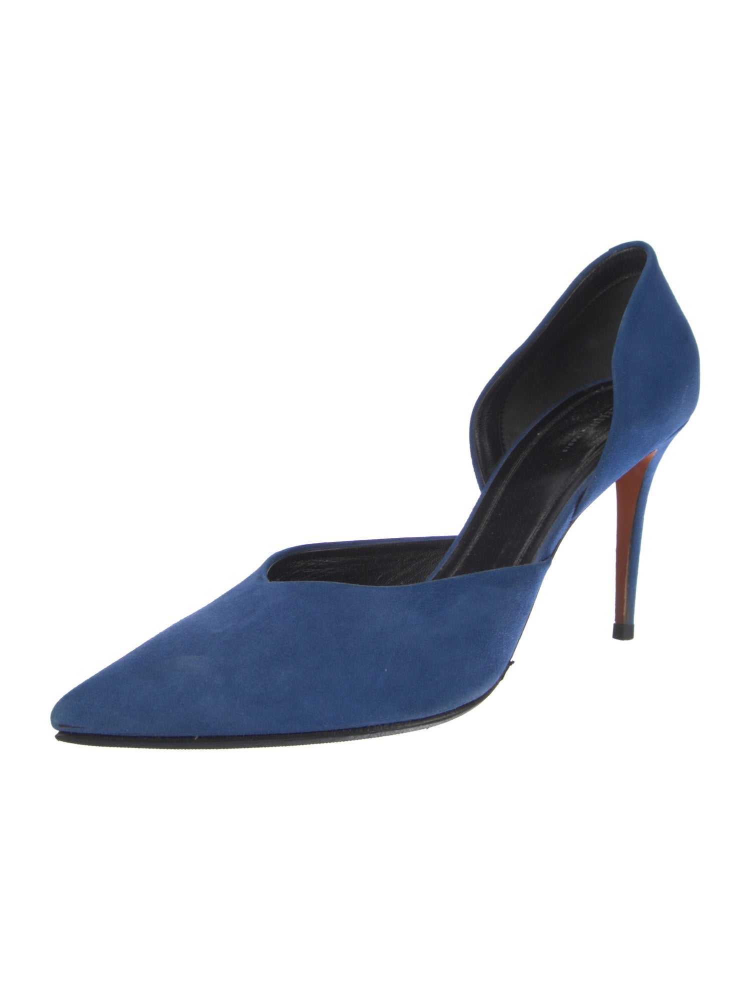 Celine Suede D'Orsay Pumps