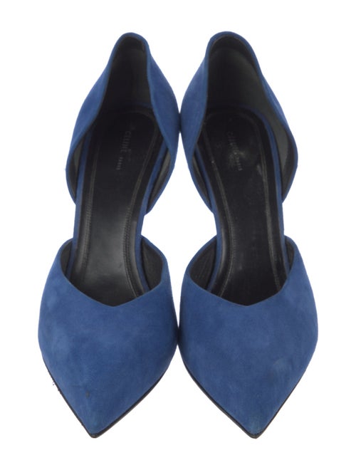 Celine Suede D'Orsay Pumps