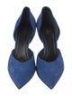 Celine Suede D'Orsay Pumps