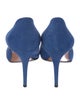 Celine Suede D'Orsay Pumps