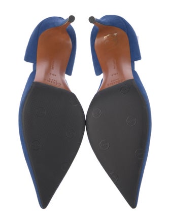 Celine Suede D'Orsay Pumps