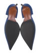 Celine Suede D'Orsay Pumps