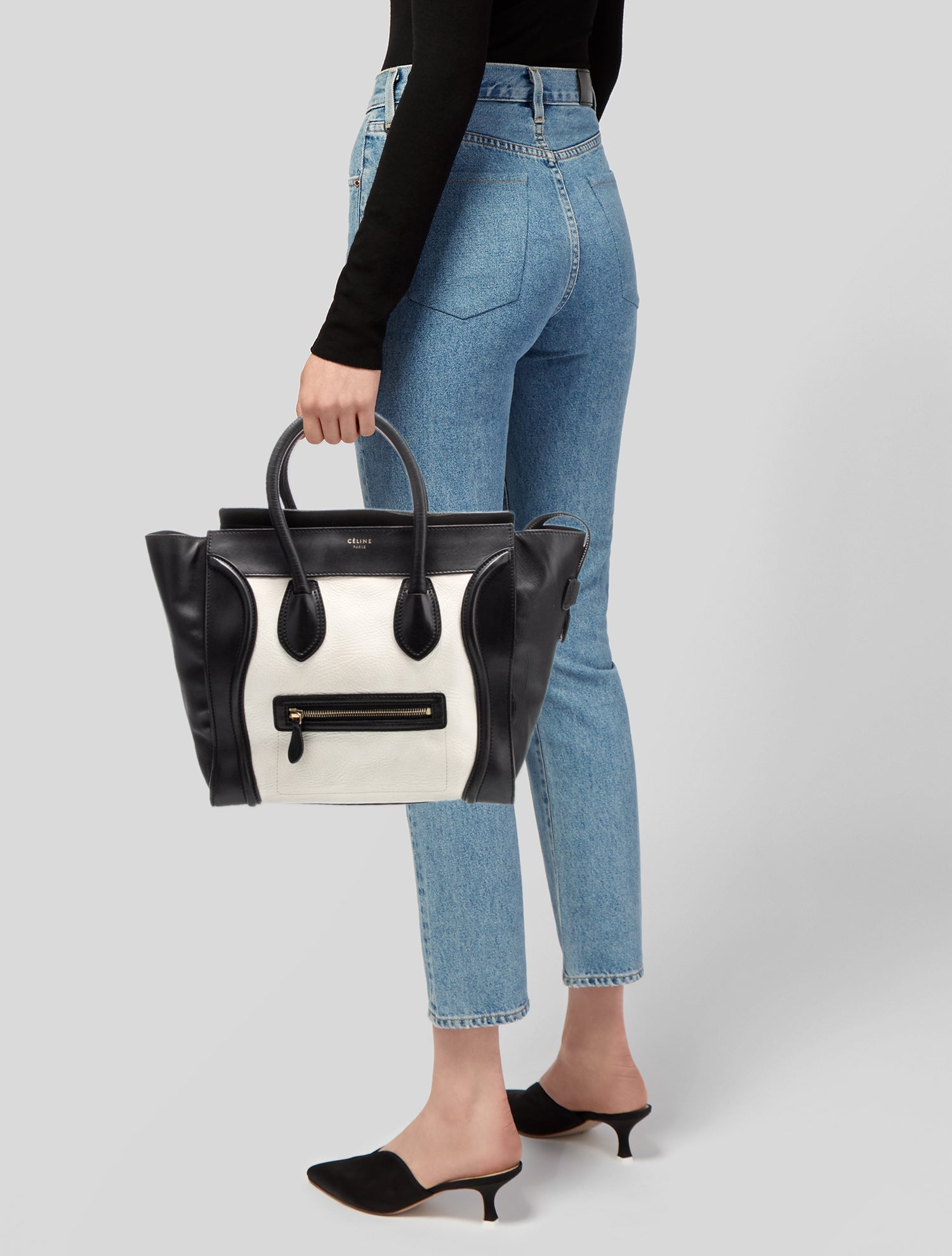 Celine Leather Luggage Mini