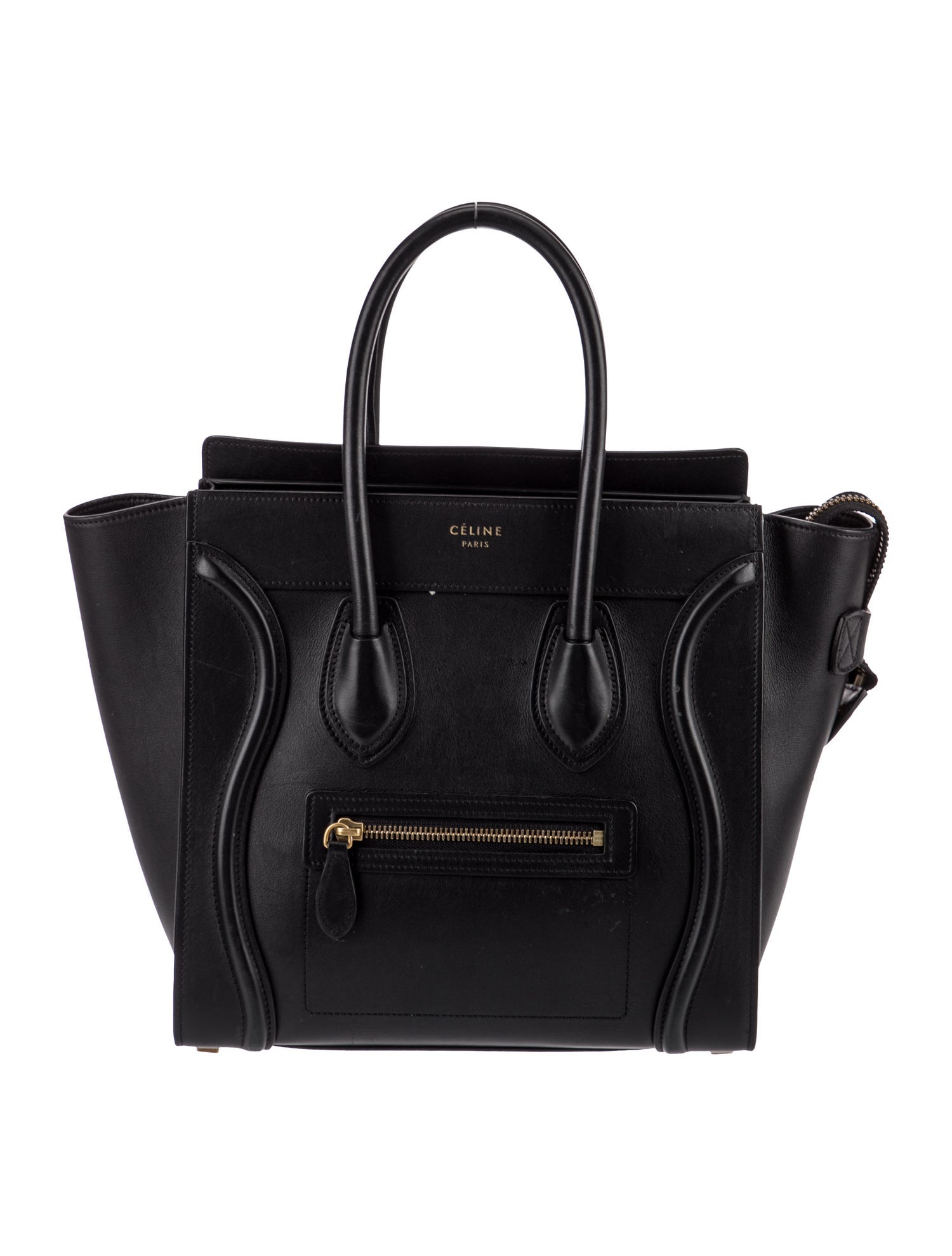 Celine Leather Luggage Micro
