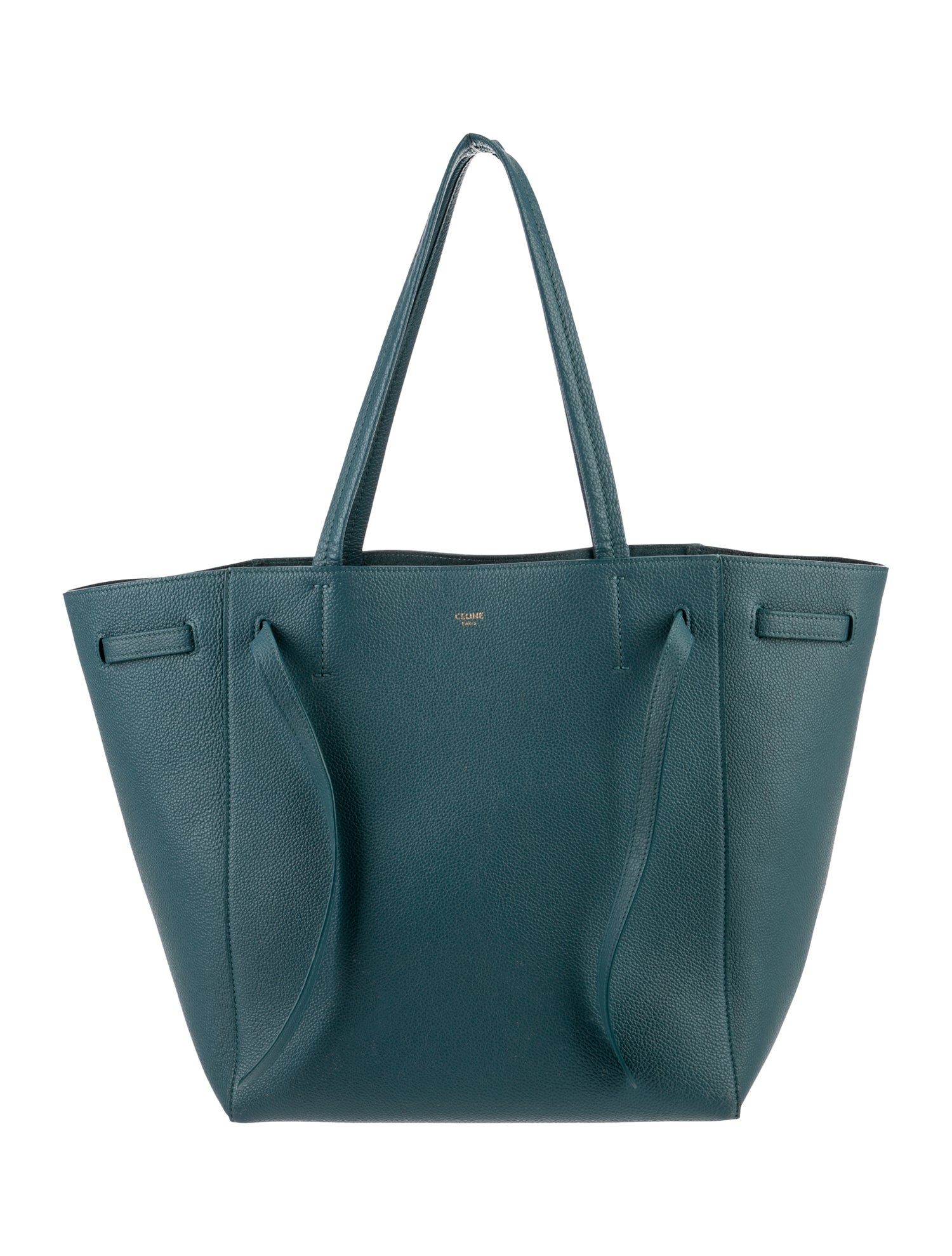 Celine Leather Cabas Phantom w/Belt Small