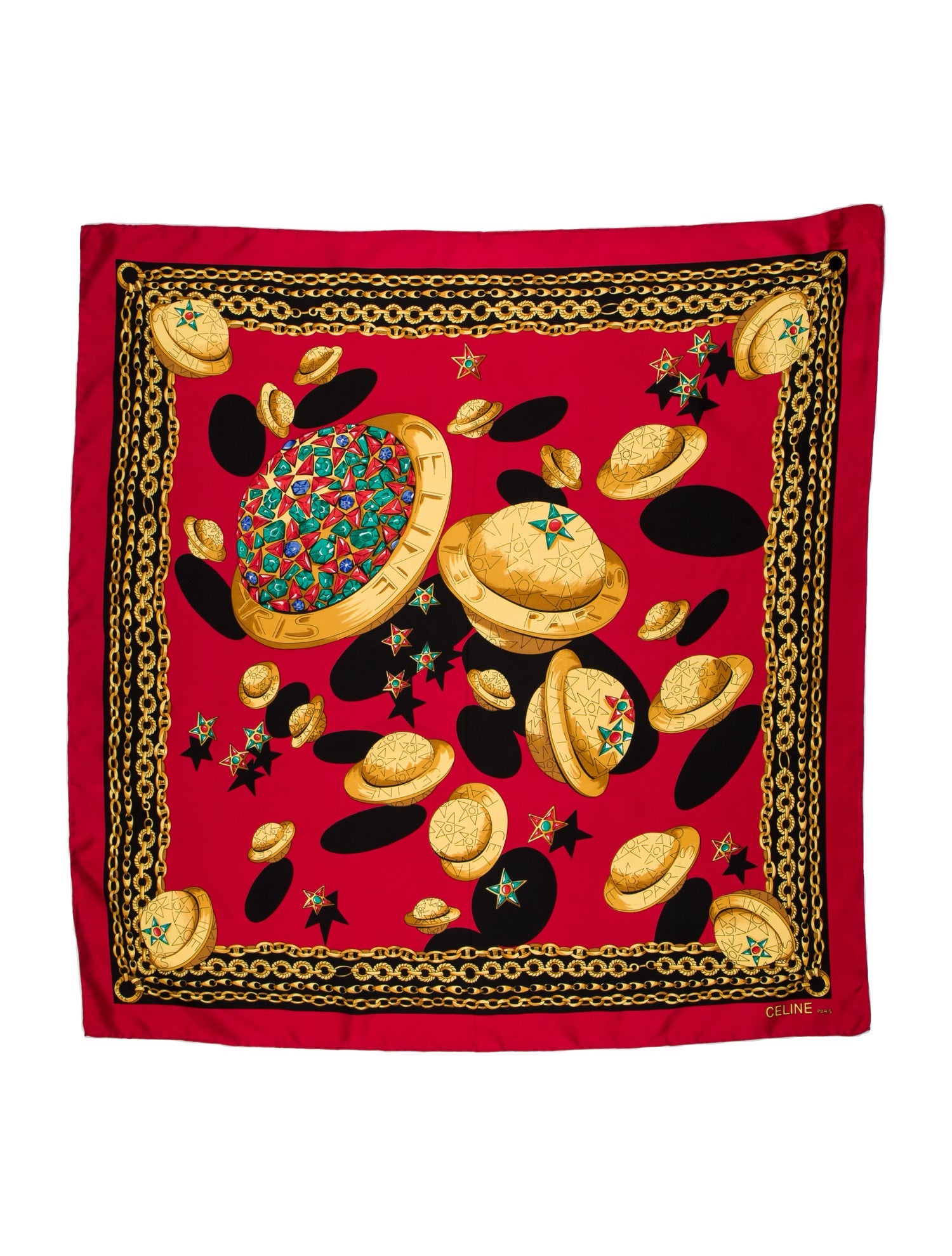 Celine Silk Printed Scarf