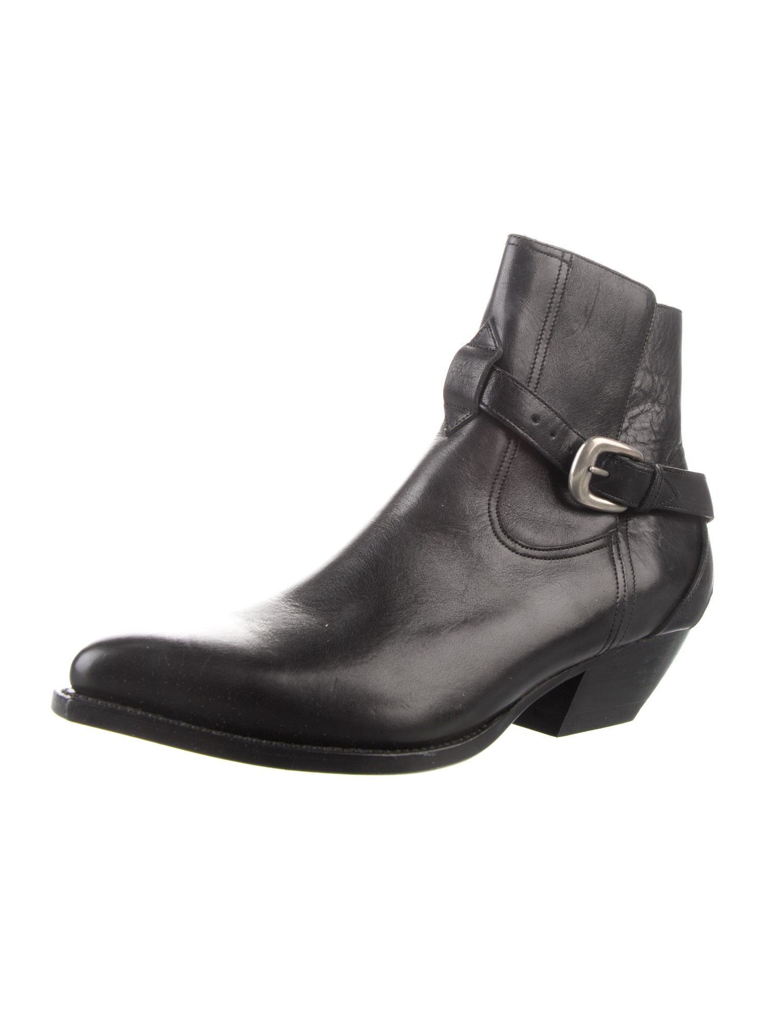 Celine Leather Western Boots