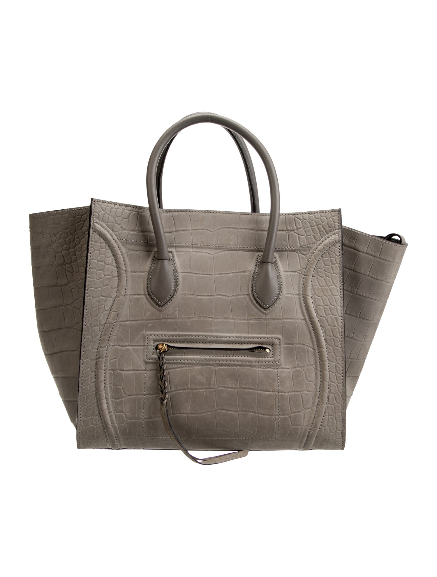 Celine Leather Luggage Phantom Large