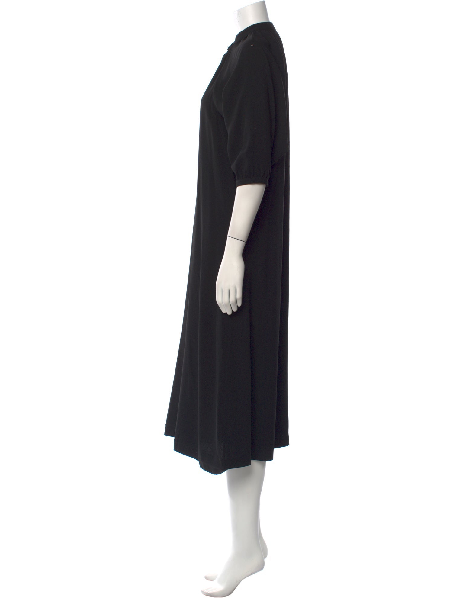 Celine Mock Neck Long Dress