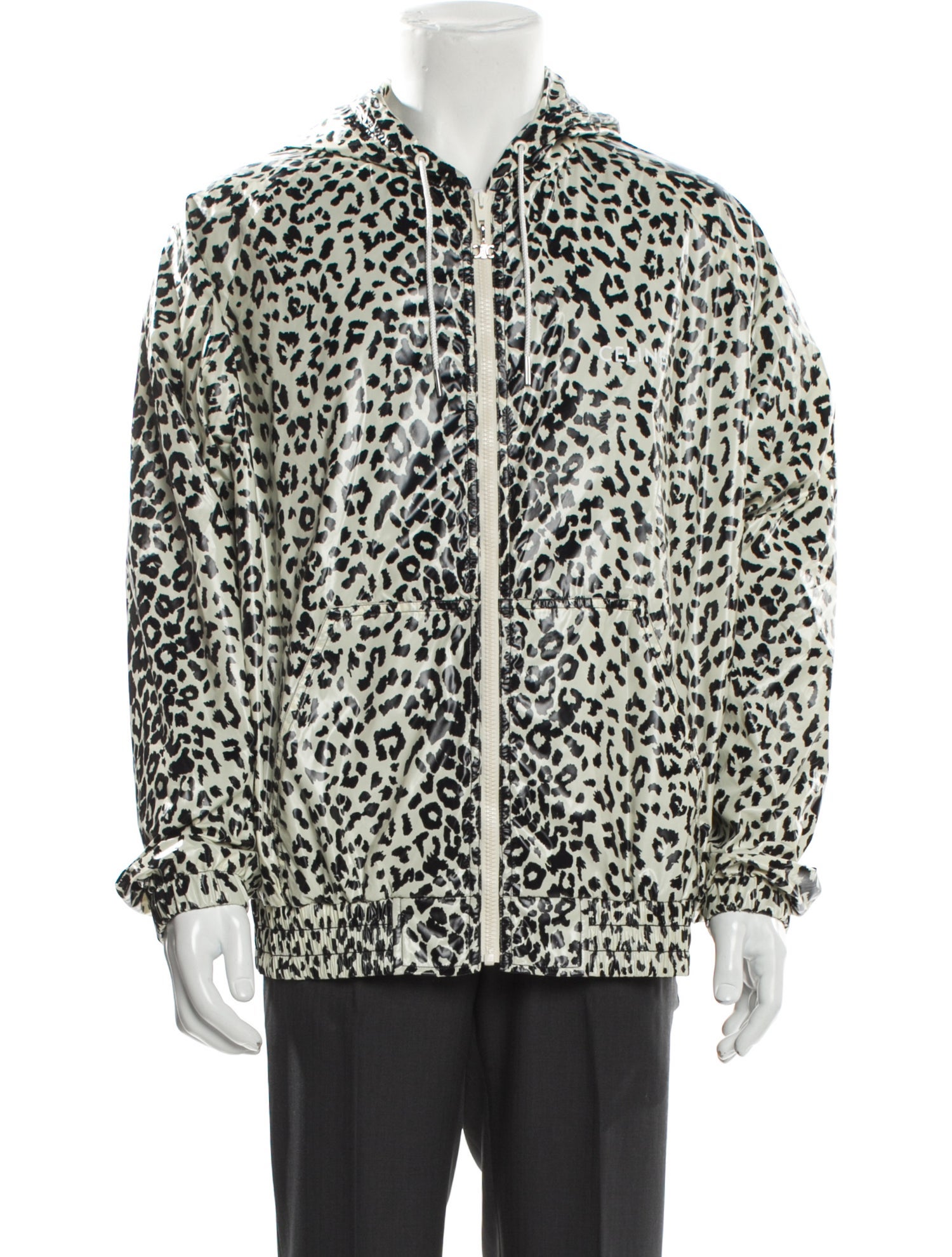 Celine Animal Print Windbreaker