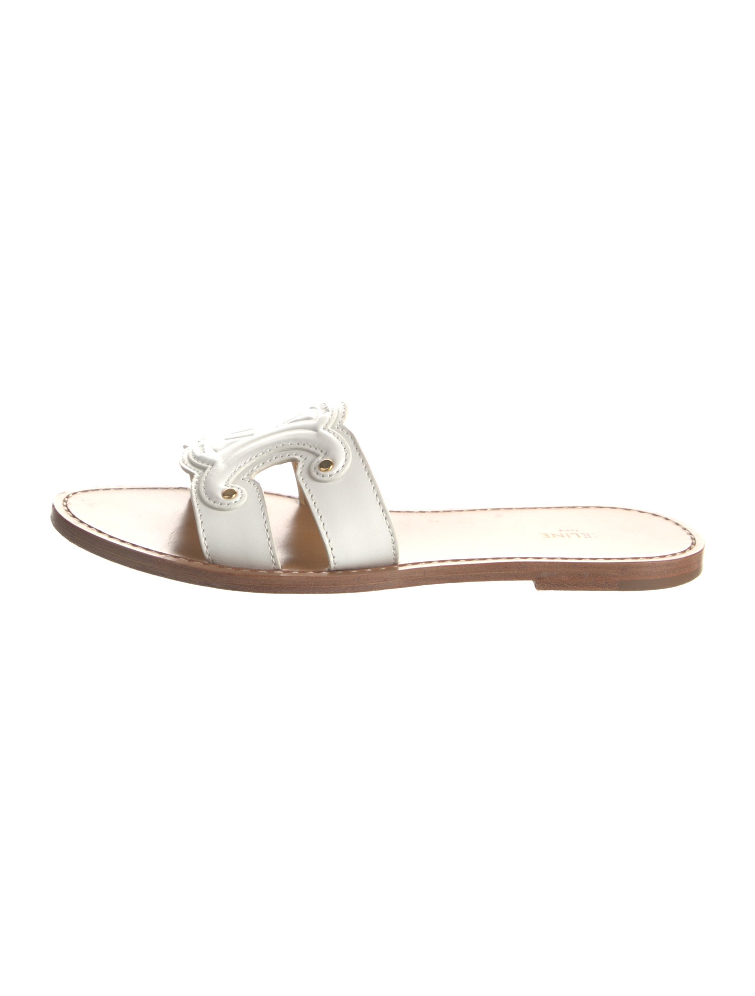 サンダル・ミュール Miu Miu Sandalo Flat Con Logo Miu Miu Sandalo Flat Con Logo (MiuMiu/サンダル・ミュール