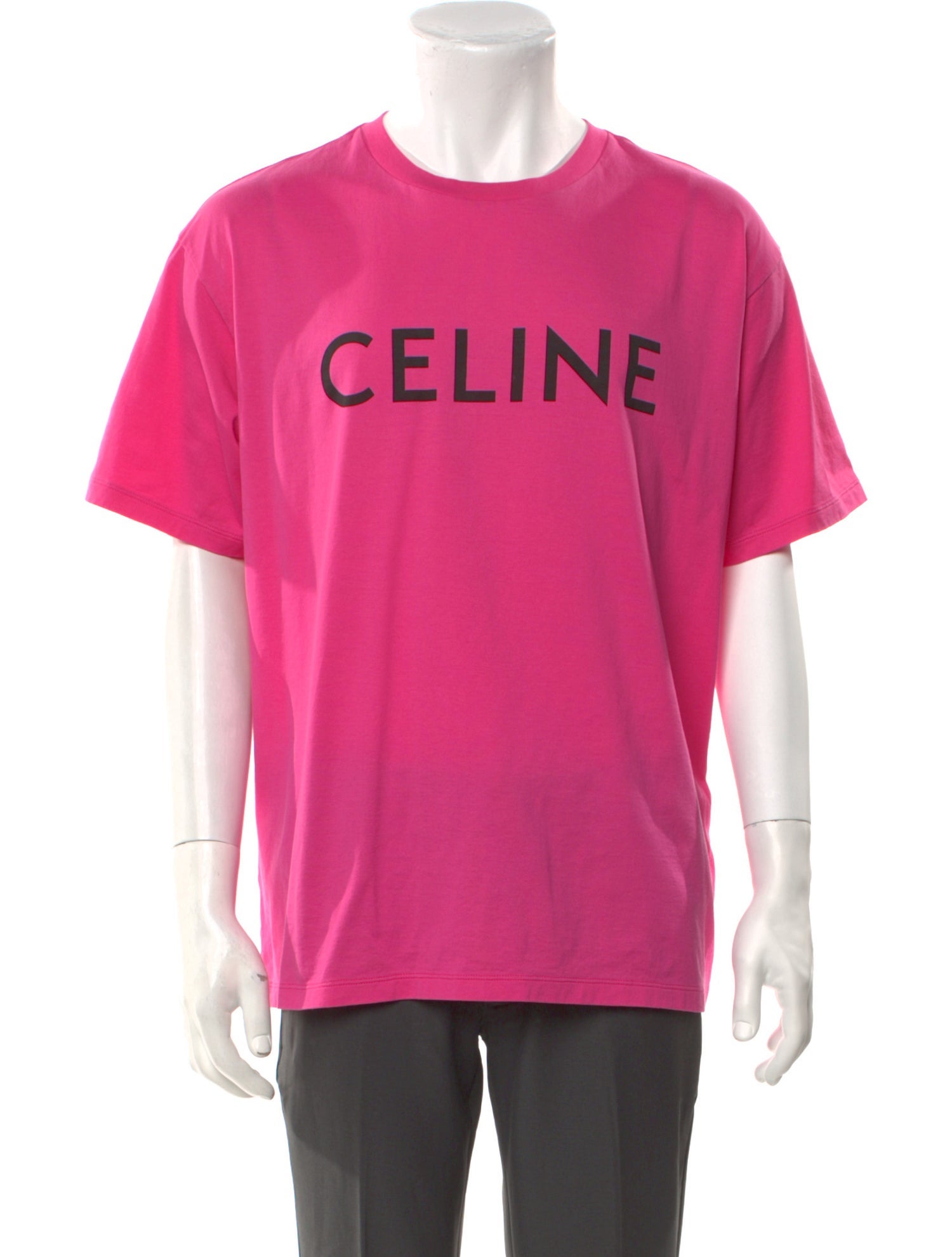 Celine Graphic Print Crew Neck T-Shirt