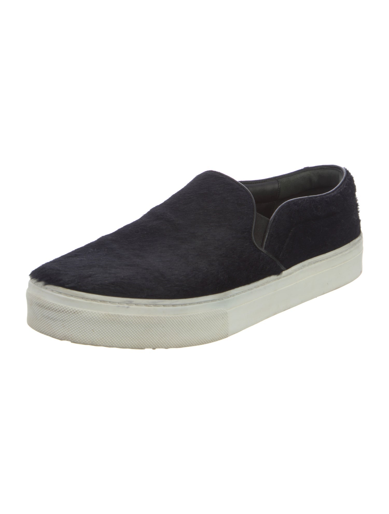 Celine Ponyhair Fur Trim Sneakers