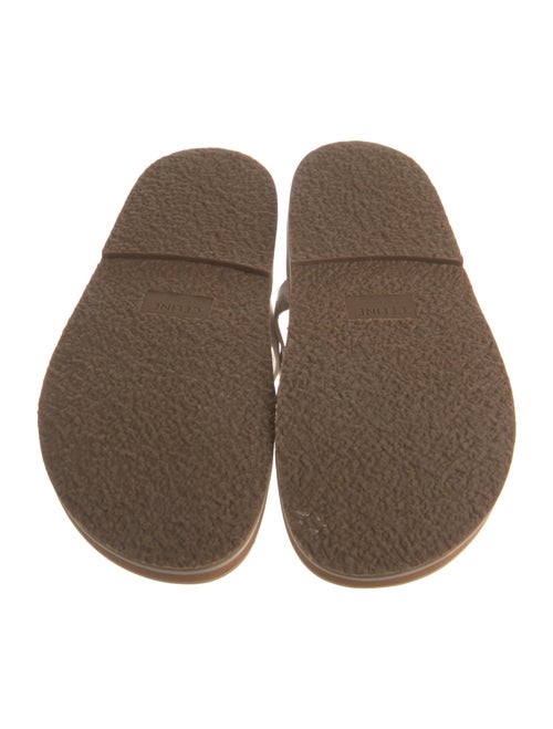 Celine Leather Studded Accents Slides