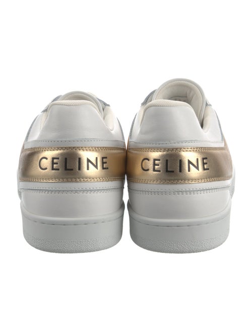 Celine Leather Printed Sneakers