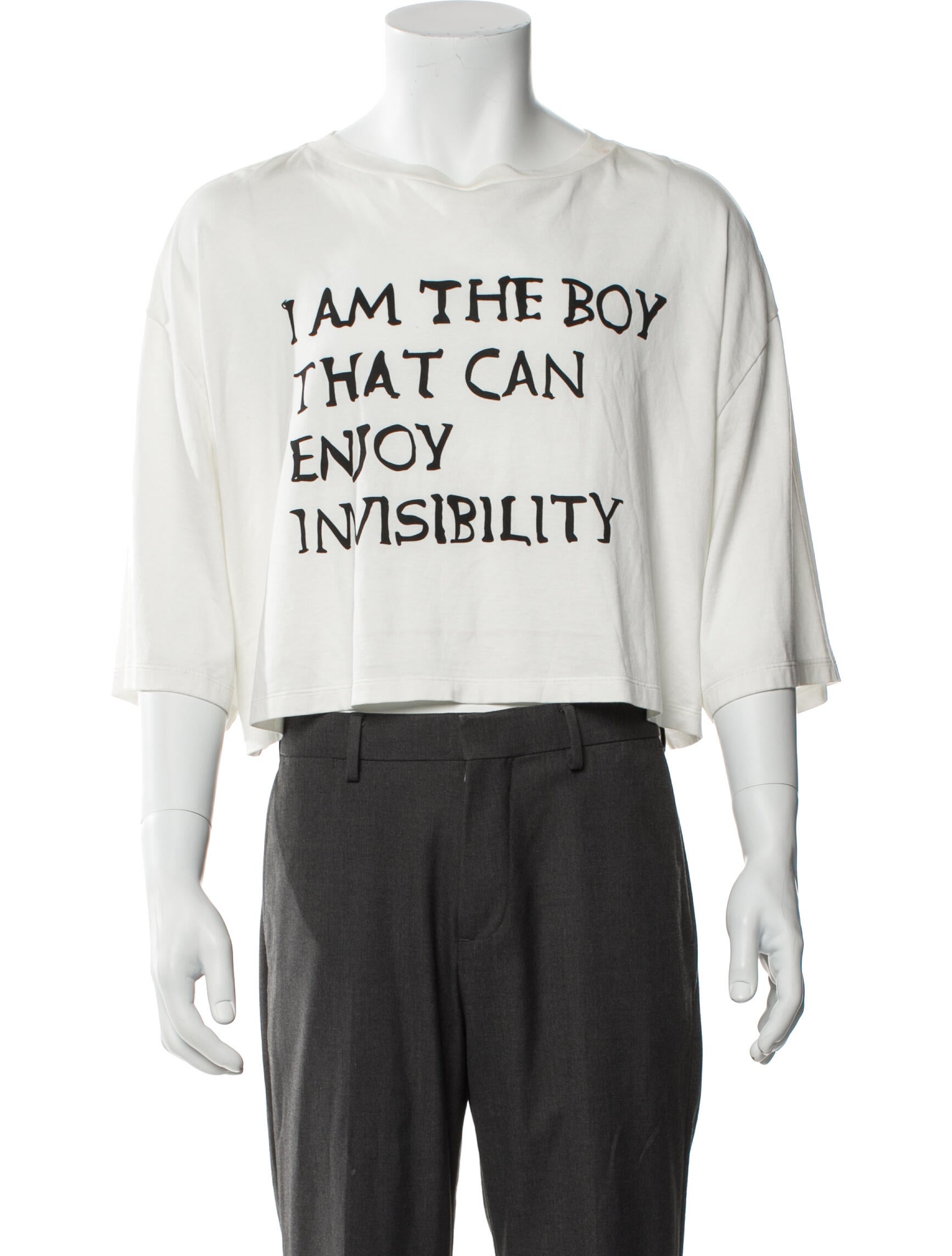 Celine Graphic Print Crew Neck T-Shirt