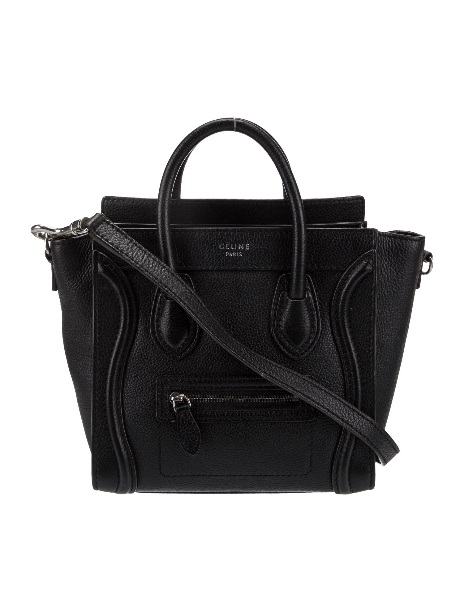 Celine Leather Luggage Nano