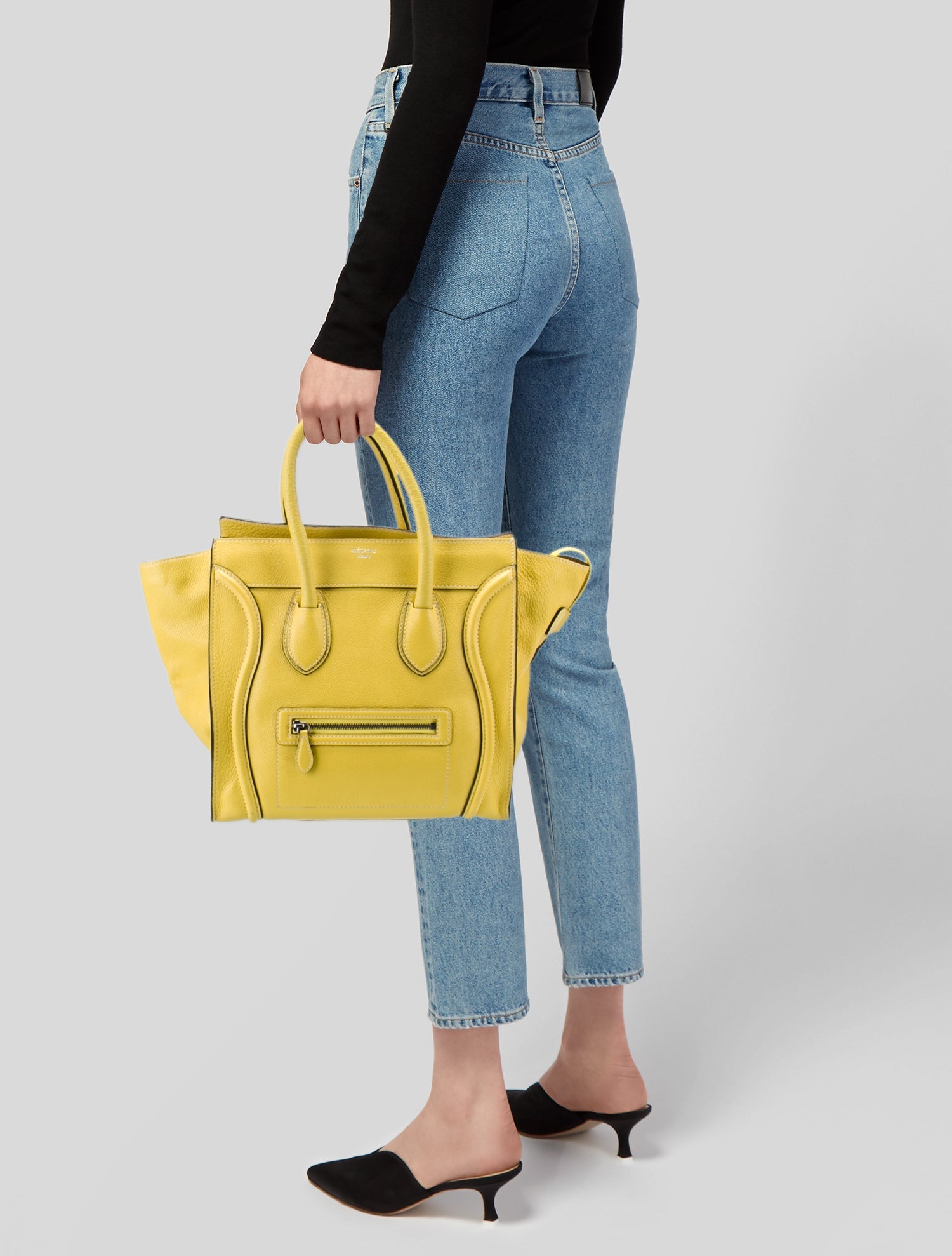 Celine Leather Luggage Mini