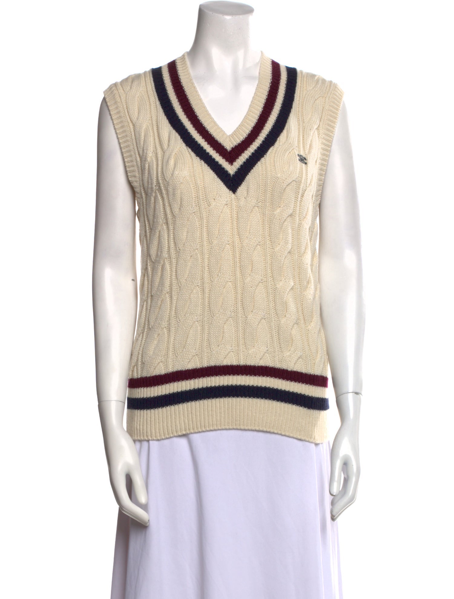 Celine Cashmere Striped Sweater