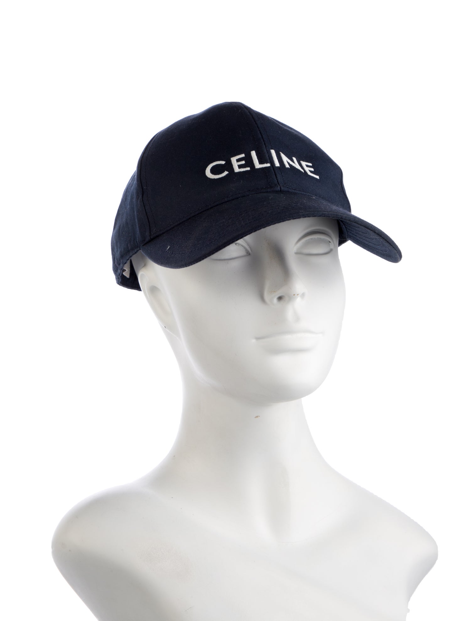 Celine Embroider-Embellished Baseball Cap