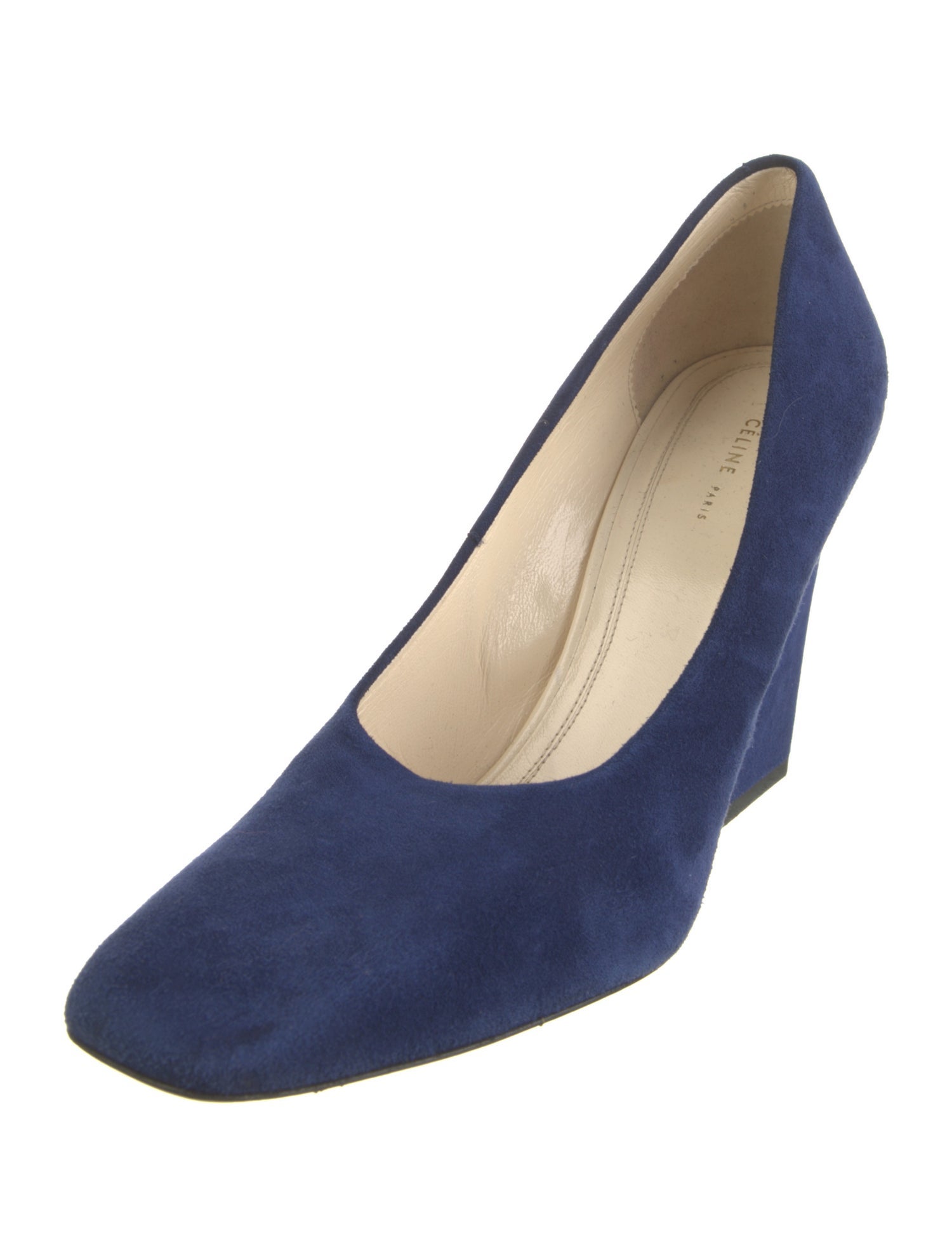 Celine Suede Pumps