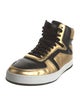 Celine Leather Colorblock Pattern Sneakers