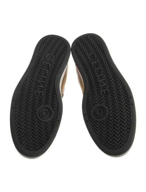 Celine Leather Colorblock Pattern Sneakers