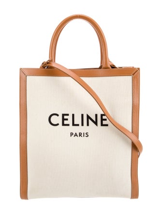 Celine Canvas Vertical Cabas Small