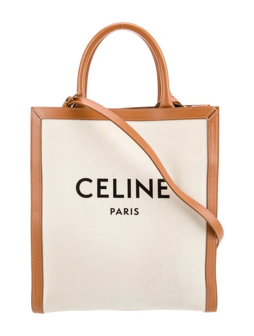 Celine Canvas Vertical Cabas Small