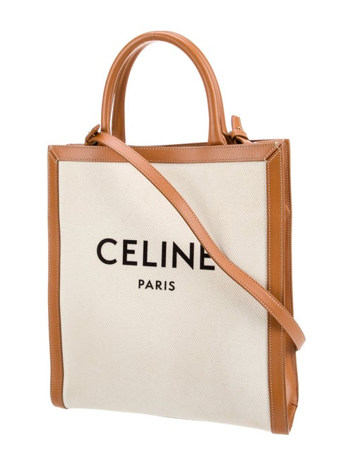 Celine Canvas Vertical Cabas Small