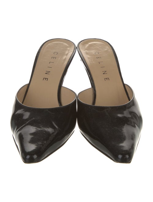 Celine Patent Leather Mules