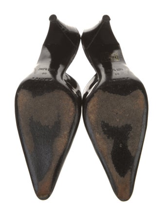 Celine Patent Leather Mules