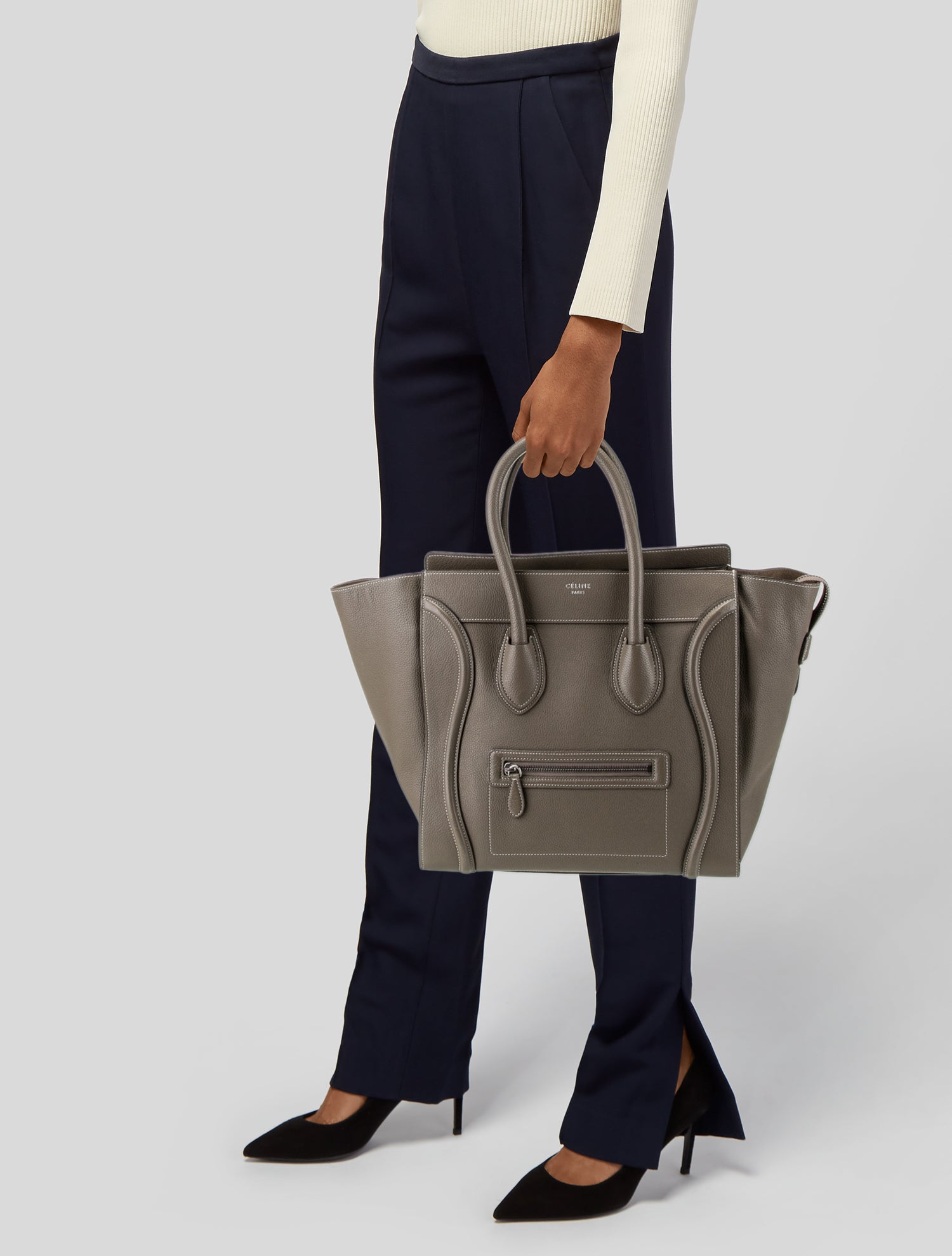 Celine Leather Luggage Mini