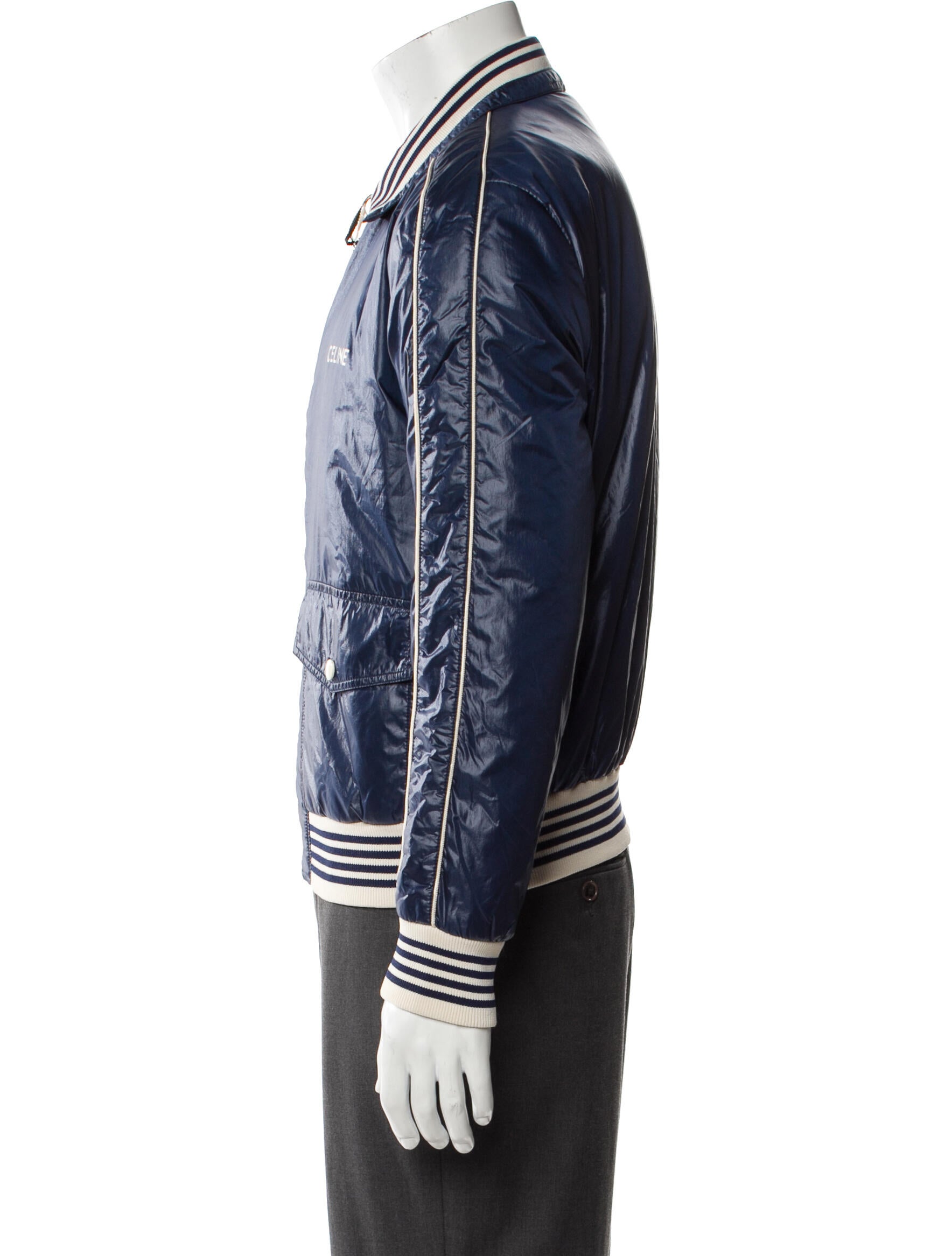 Celine Nylon Bomber Jacket