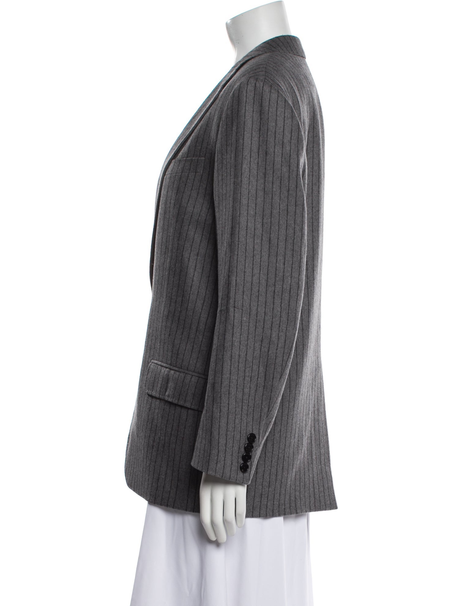 Celine Cashmere Striped Blazer