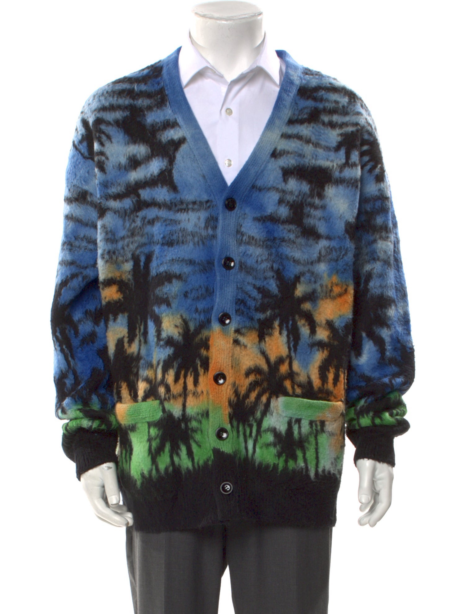Celine 2023 Sunset 'Blue' Cardigan